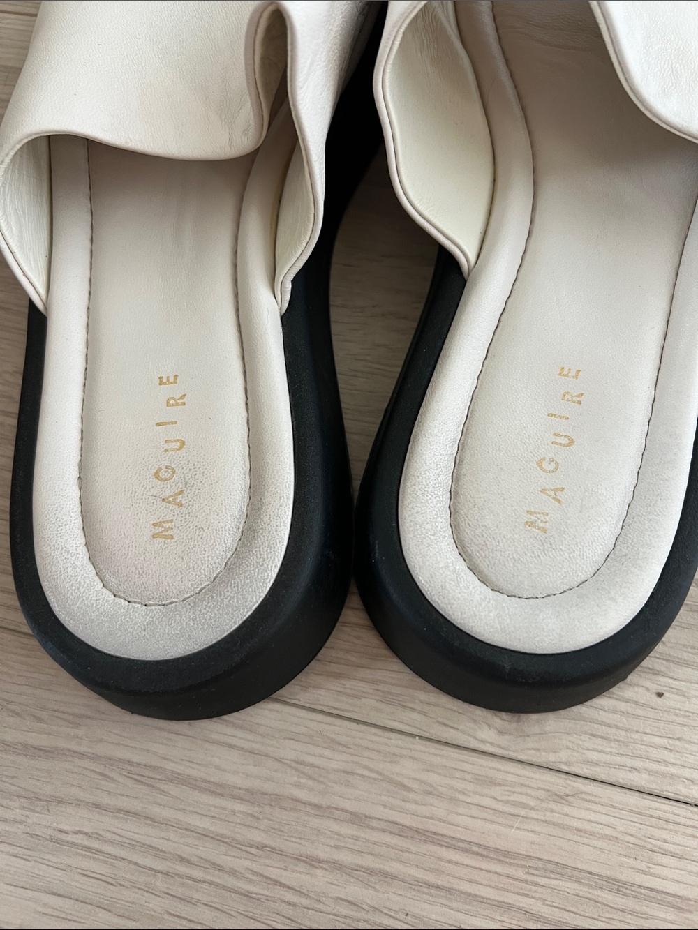 Maguire Leather Slides - Picture 6 of 11